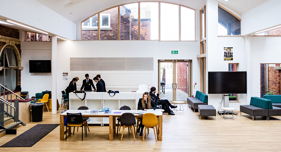 Sixth Form Centre in use