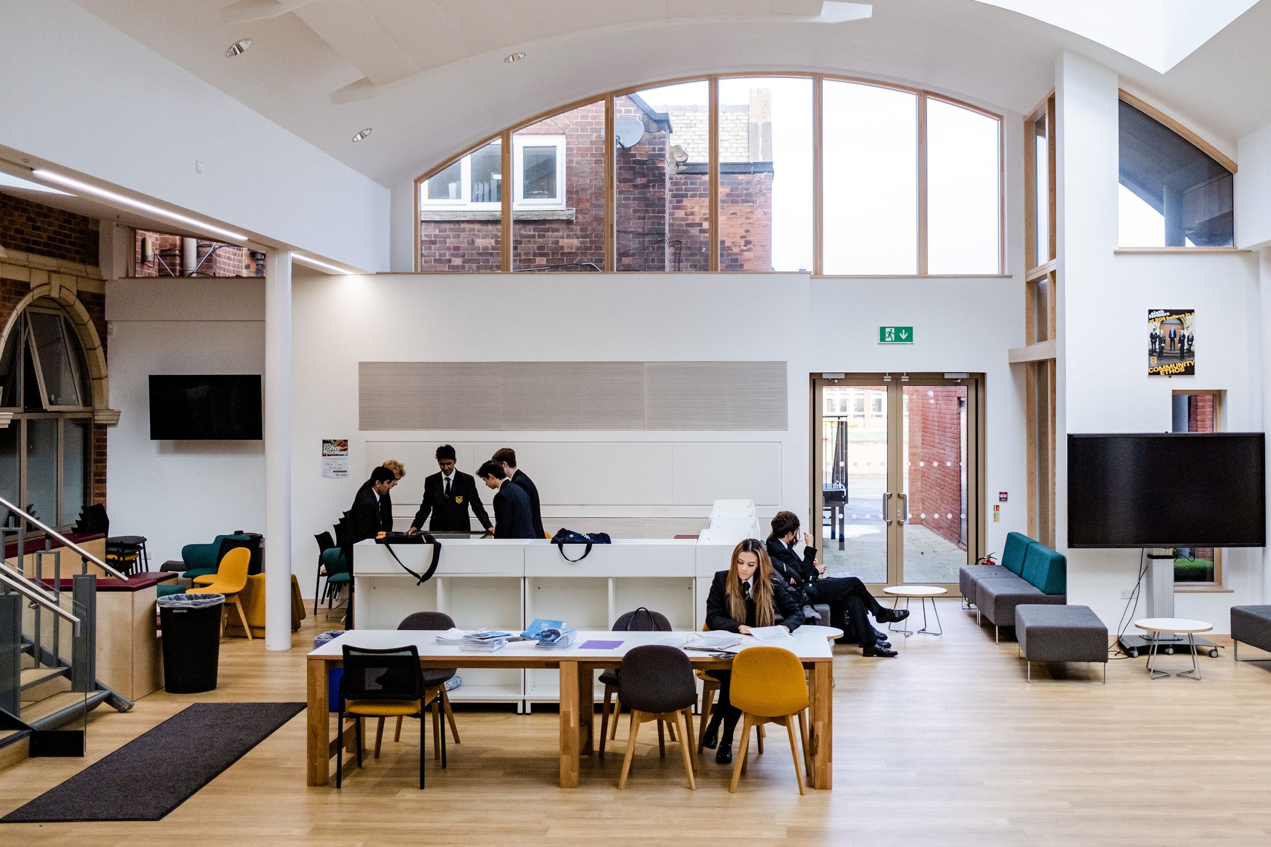 Sixth Form Centre in use