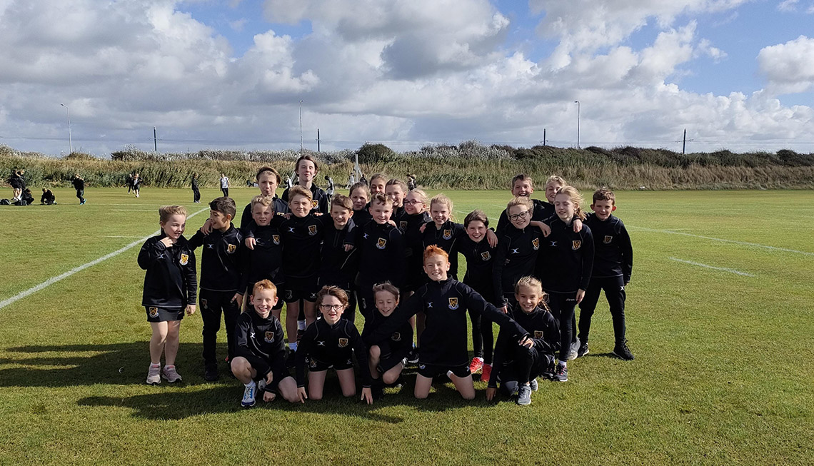 Junior School pupils take part in an AJIS Cross Country competition