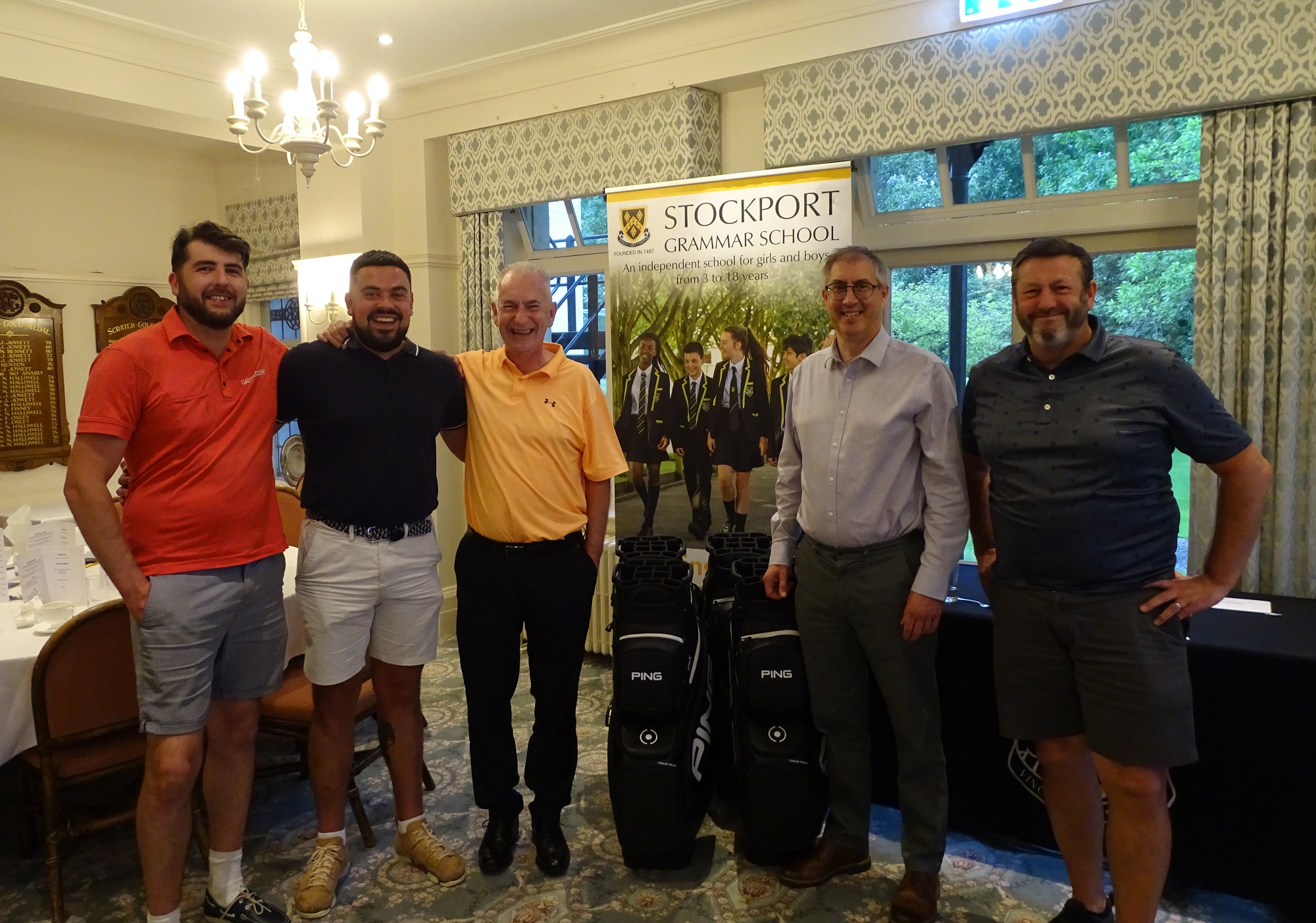 Bursary Golf Day 2022 - second placed team Littlewoods