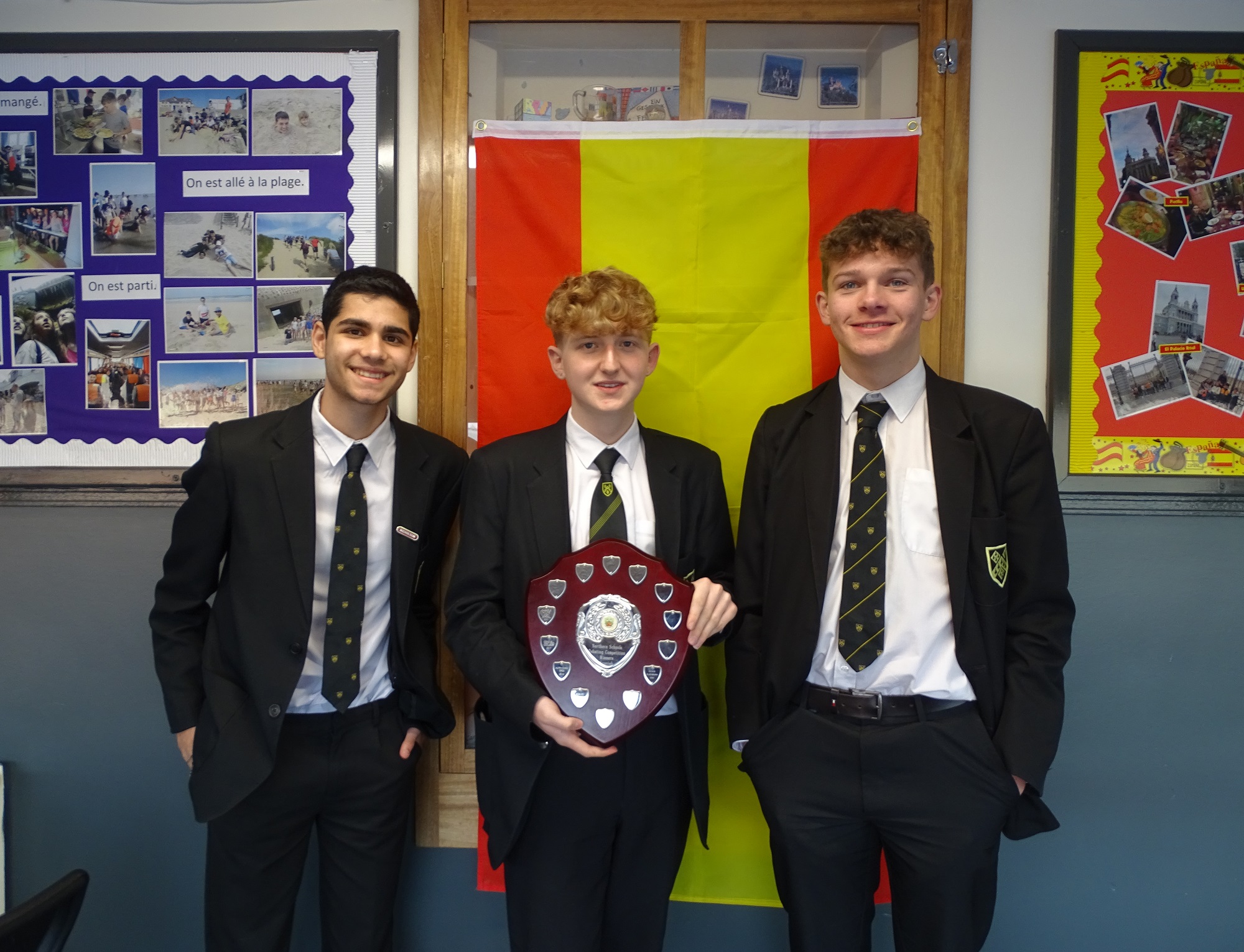 The Spanish team at the North Schools’ Modern Languages Debating Competition