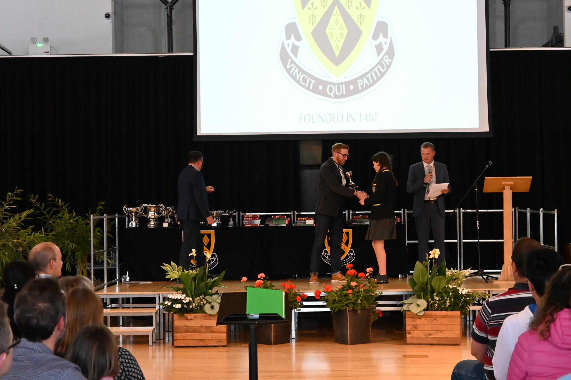 The awards getting presented at the the 2023 Prize Giving