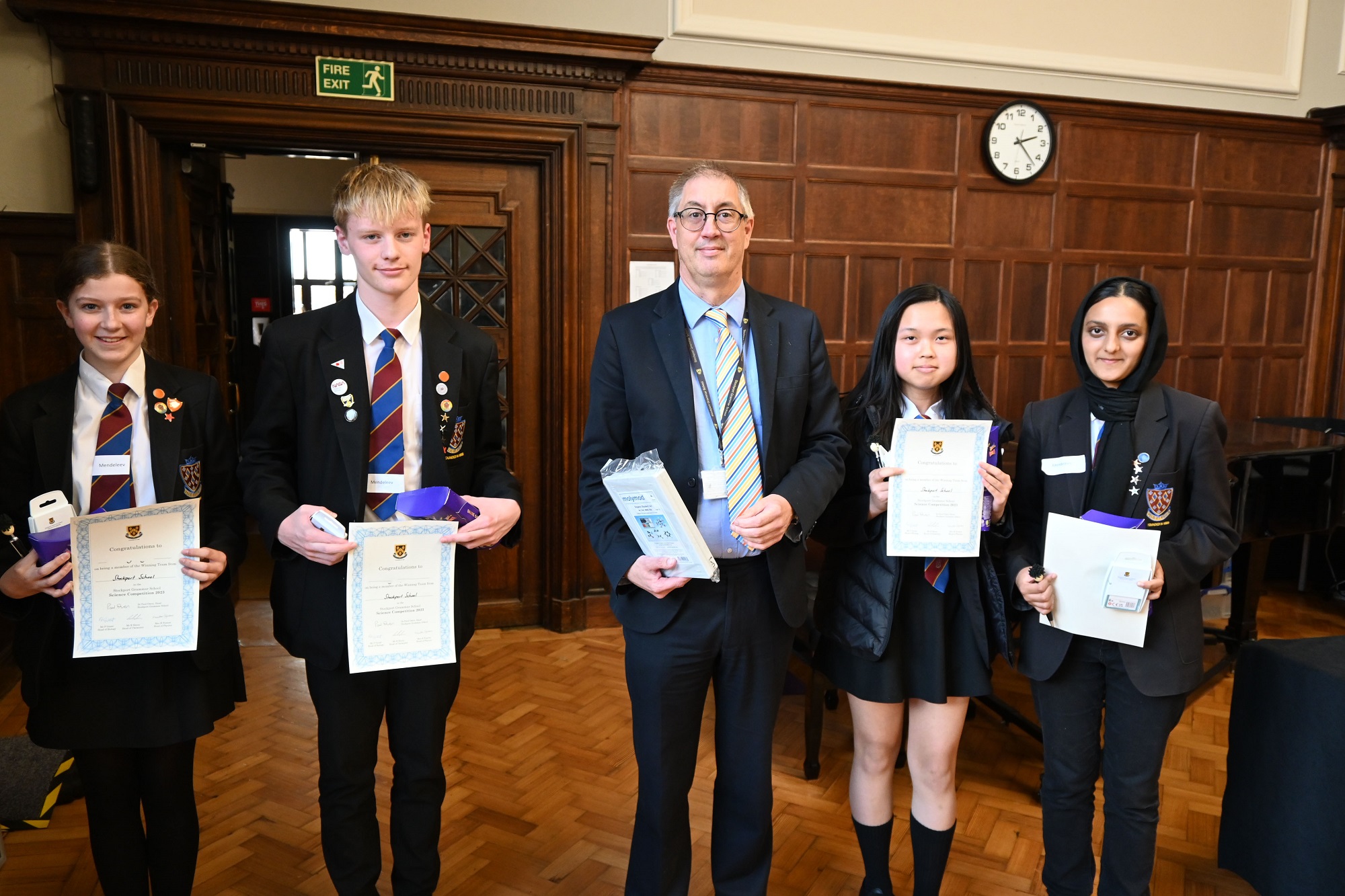 Stockport School students came first in the 2023 Science Competition