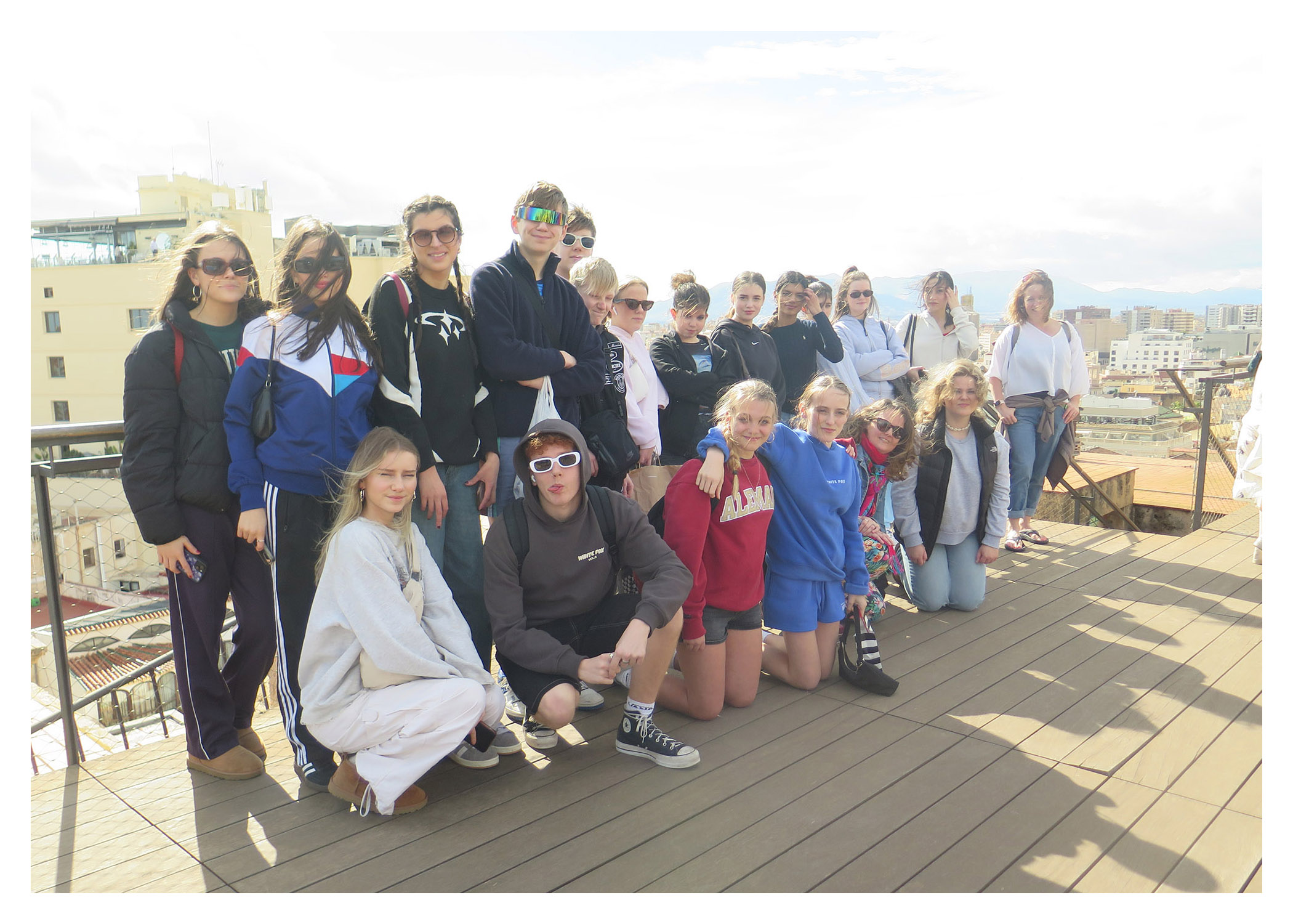 Pupils enjoy the sunshine during the 2024 Art and Religious Studies trip to Spain