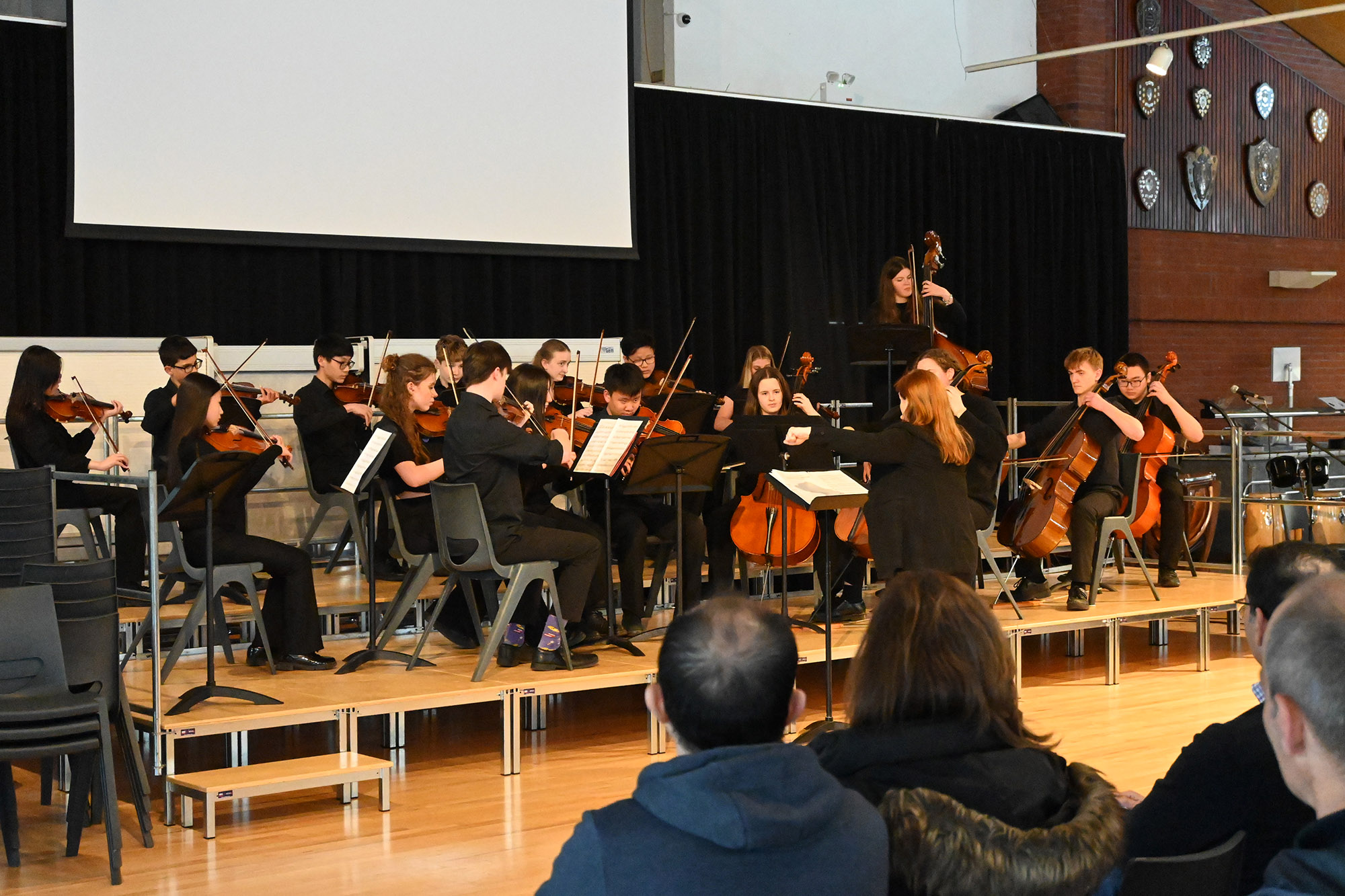 String Orchestra performing at the 2024 Leavers' Concert